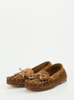 Henderson – Mokassins aus Veloursleder cognacbraun