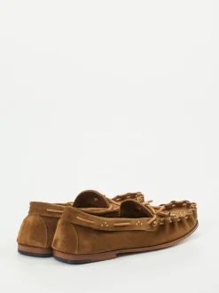 Henderson – Mokassins aus Veloursleder cognacbraun