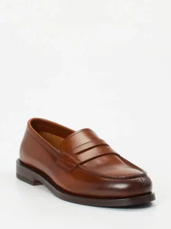 Henderson – Penny Loafer aus Kalbleder braun