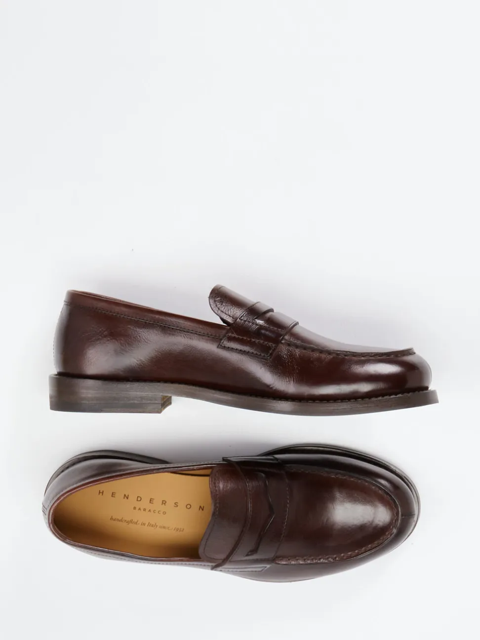 Henderson – Penny Loafer aus Kalbleder Dunkelbraun