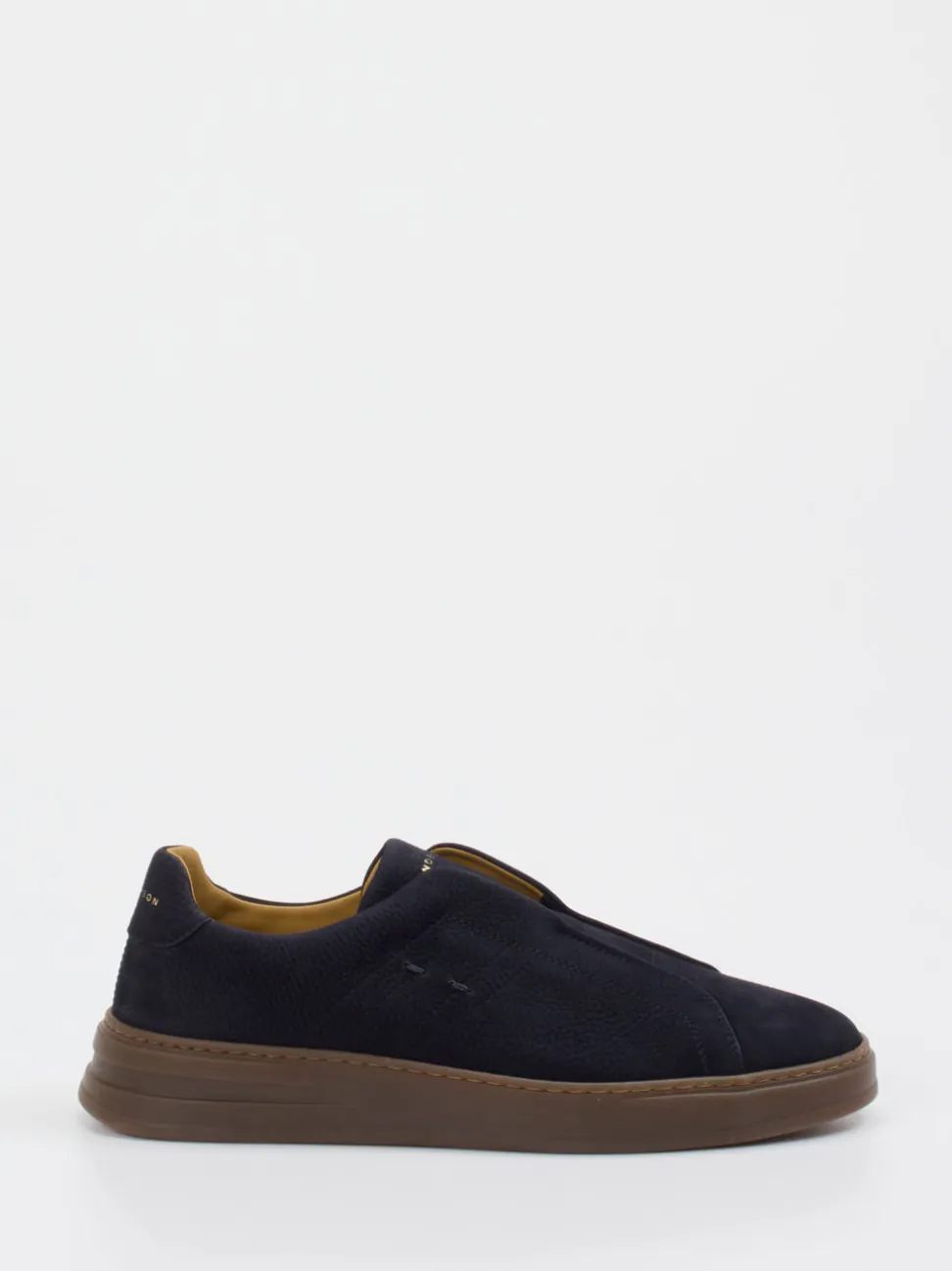 Henderson – Slip-On Sneaker aus Nubukleder dunkelblau