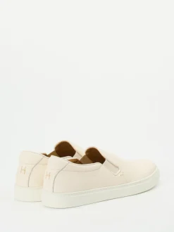 Henderson – Slip-On Sneaker aus Hirschleder cremeweiß