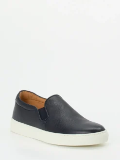 Henderson – Slip-On Sneaker aus Hirschleder Dunkelblau