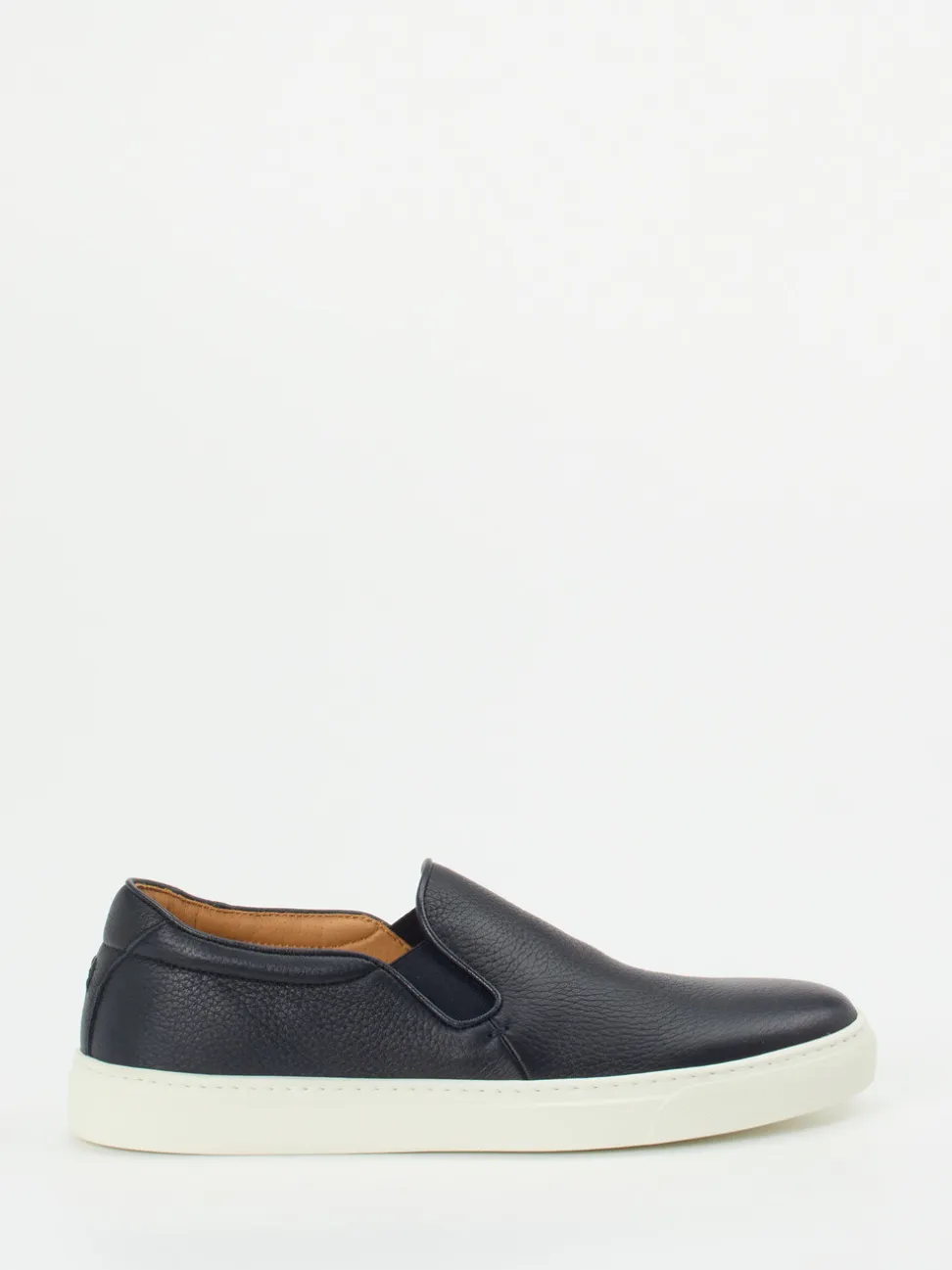 Henderson – Slip-On Sneaker aus Hirschleder Dunkelblau