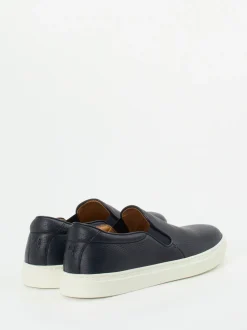 Henderson – Slip-On Sneaker aus Hirschleder Dunkelblau