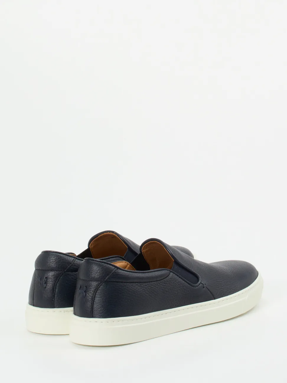 Henderson – Slip-On Sneaker aus Hirschleder Dunkelblau