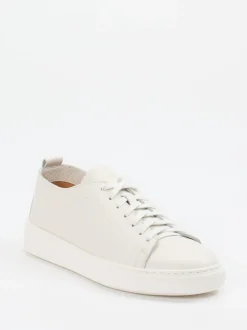 Henderson – Sneaker aus Hirschleder in Offwhite