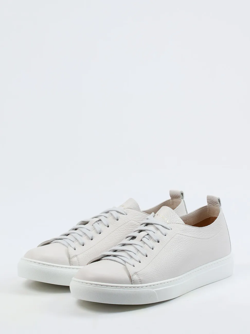 Henderson – Sneaker aus Hirschleder cremeweiß