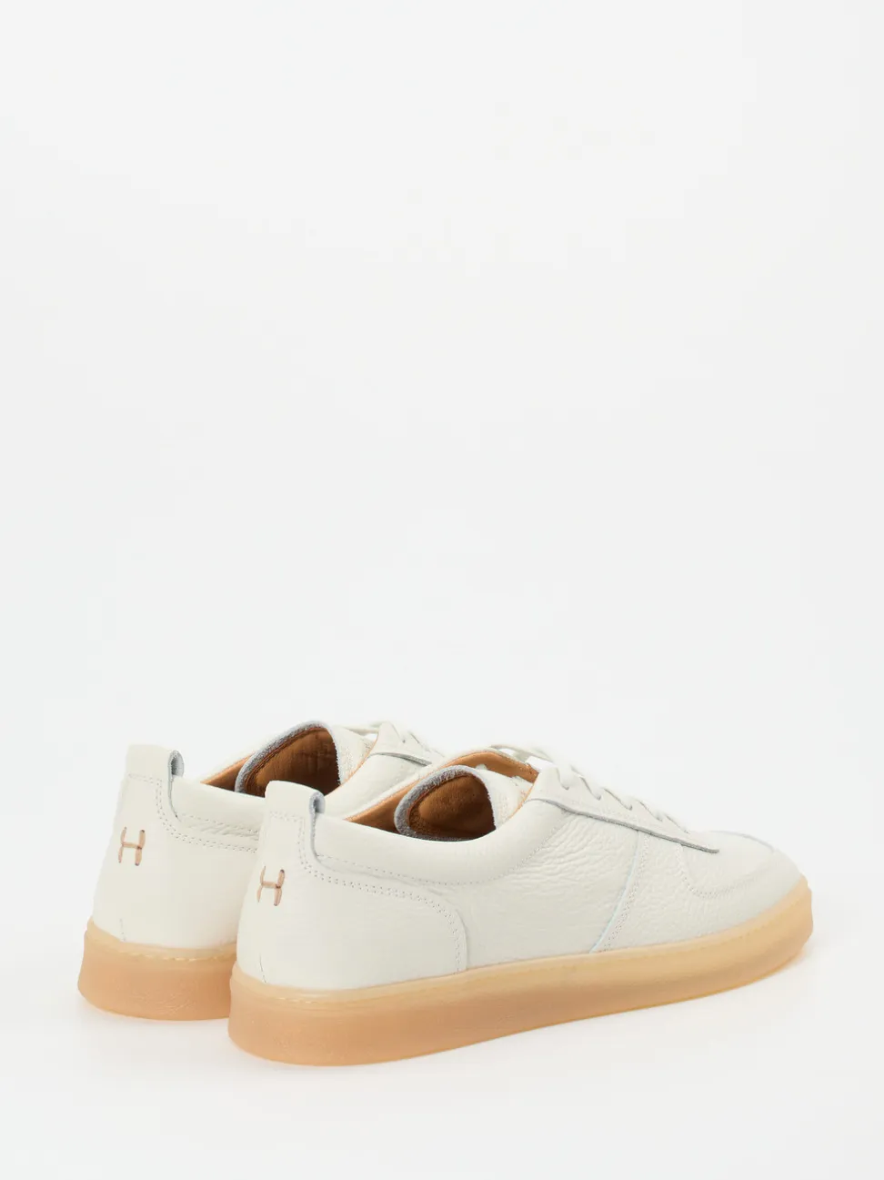 Henderson – Sneaker aus Kalbleder in Beige