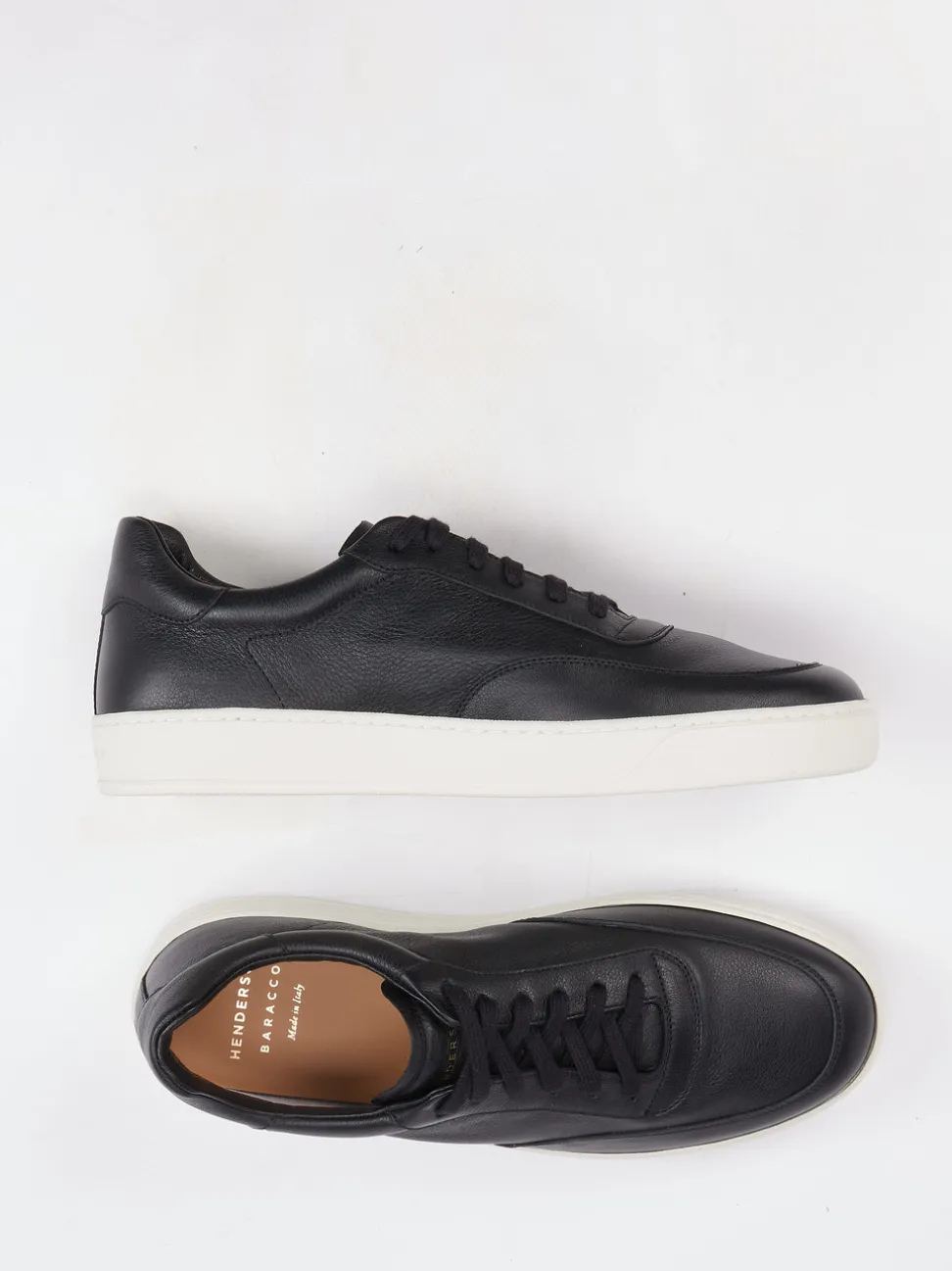 Henderson – Sneaker aus Kalbleder Schwarz