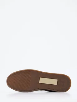 Henderson – Sneaker aus Nubukleder Dunkelolivgrün