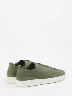 Henderson – Sneaker aus Nubukleder Olivgrün