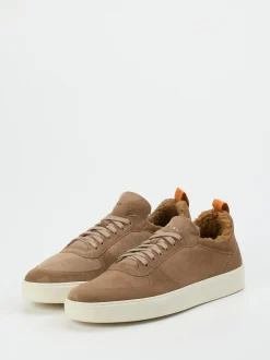 Henderson – Sneaker aus Veloursleder mittelbraun