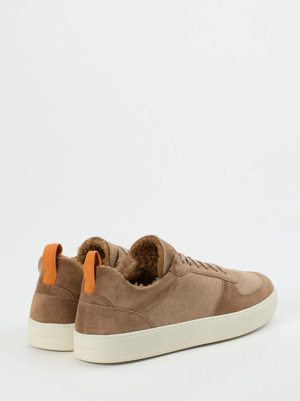 Henderson – Sneaker aus Veloursleder mittelbraun