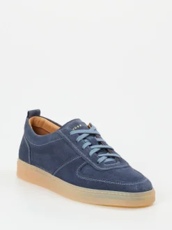 Henderson – Sneaker aus Veloursleder blaugrau