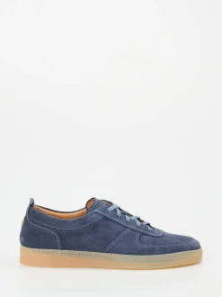 Henderson – Sneaker aus Veloursleder blaugrau