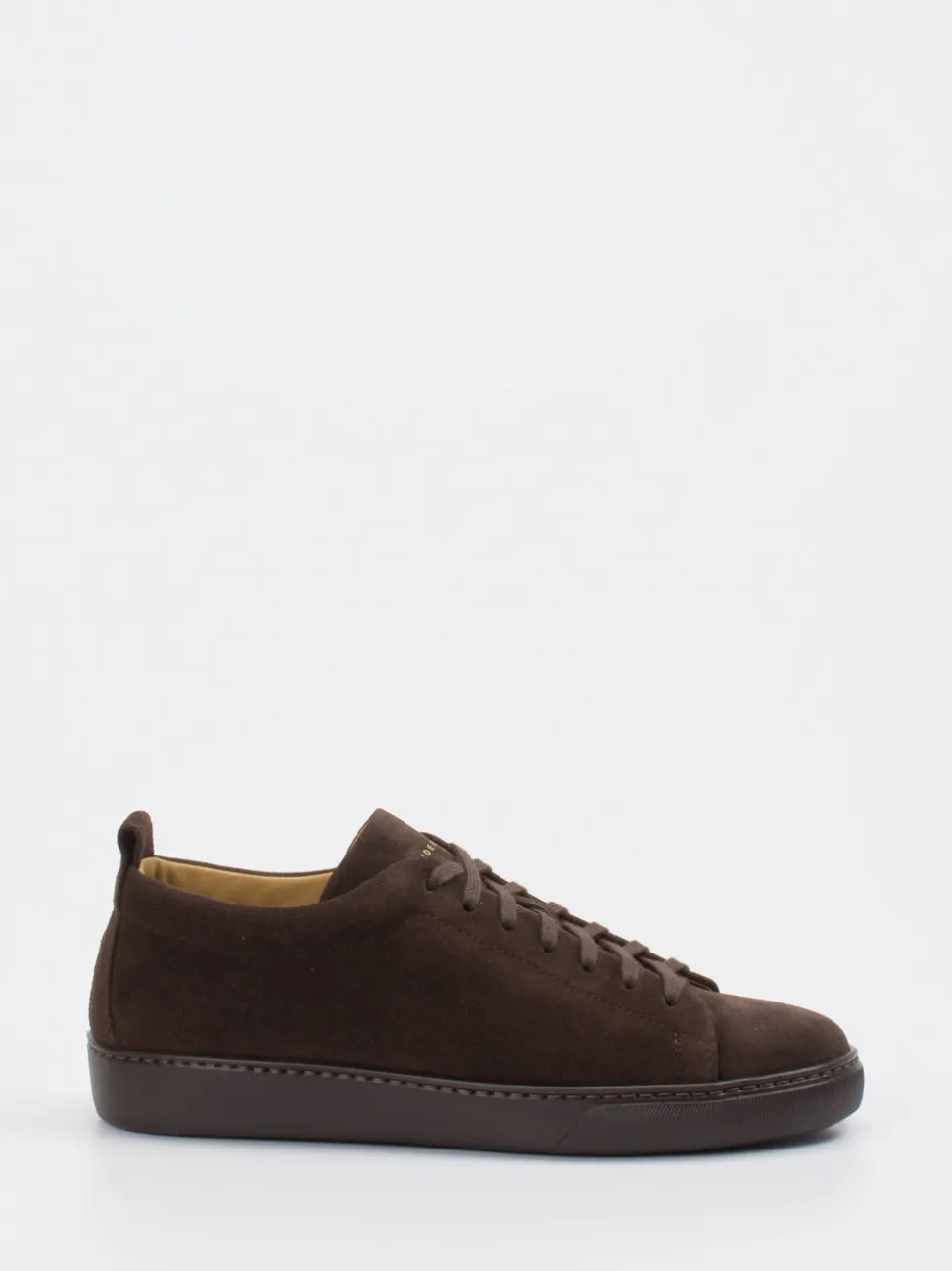 Henderson – Sneaker aus Veloursleder schokoladenbraun
