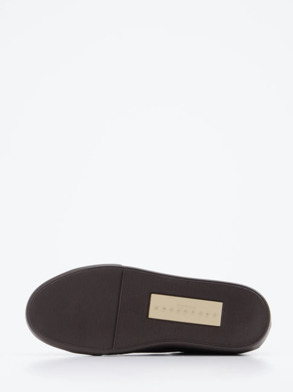 Henderson – Sneaker aus Veloursleder schokoladenbraun
