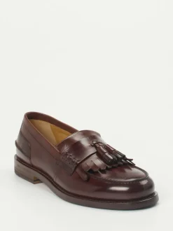 Henderson – Tassel Loafer aus Kalbleder Bordeaux