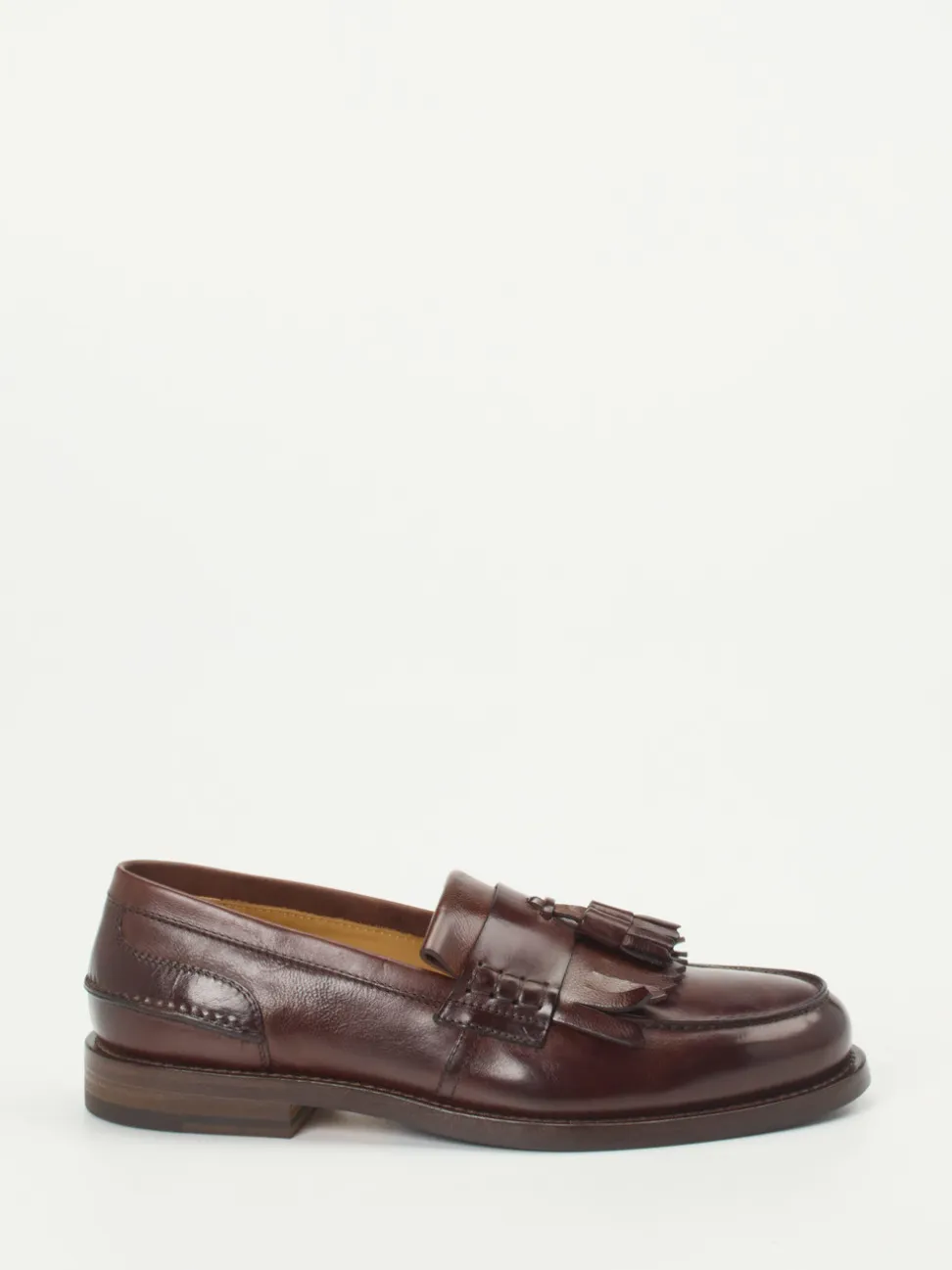Henderson – Tassel Loafer aus Kalbleder Bordeaux