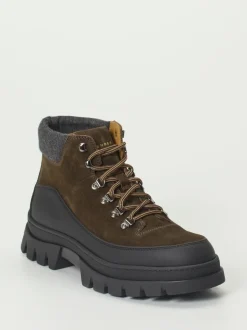 Henderson – Wanderboots aus Veloursleder Dunkelbraun