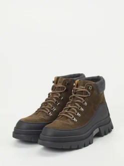 Henderson – Wanderboots aus Veloursleder Dunkelbraun