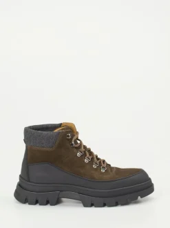 Henderson – Wanderboots aus Veloursleder Dunkelbraun