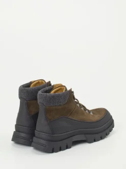 Henderson – Wanderboots aus Veloursleder Dunkelbraun