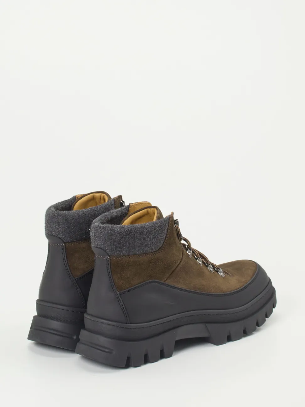 Henderson – Wanderboots aus Veloursleder Dunkelbraun
