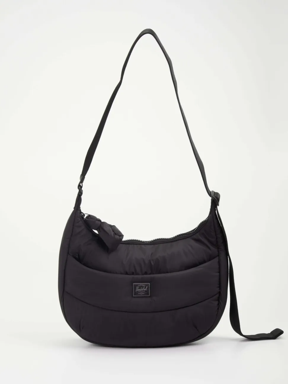 Herschel – Hobo Bag aus recyceltem Textil schwarz