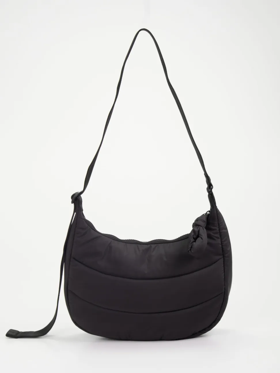 Herschel – Hobo Bag aus recyceltem Textil schwarz
