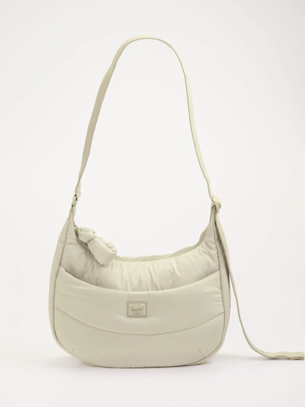 Herschel – Hobo Bag aus Textil in Cremeweiß