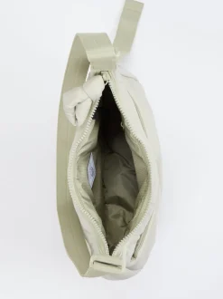 Herschel – Hobo Bag aus Textil in Cremeweiß