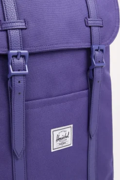 Herschel – Rucksack aus recyceltem Textil in Blau