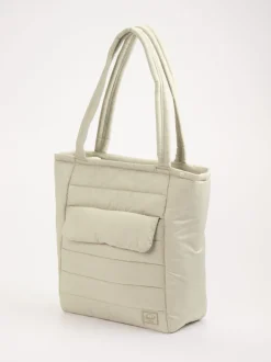 Herschel – Shopper aus Textil in Stepp-Optik