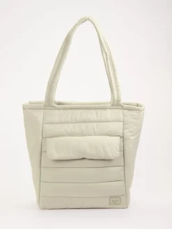 Herschel – Shopper aus Textil in Stepp-Optik