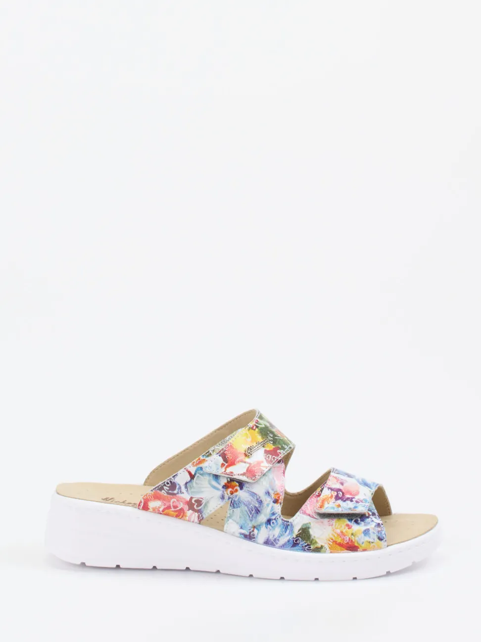 Hickersberger – Komfort-Pantolette aus Leder multicolor