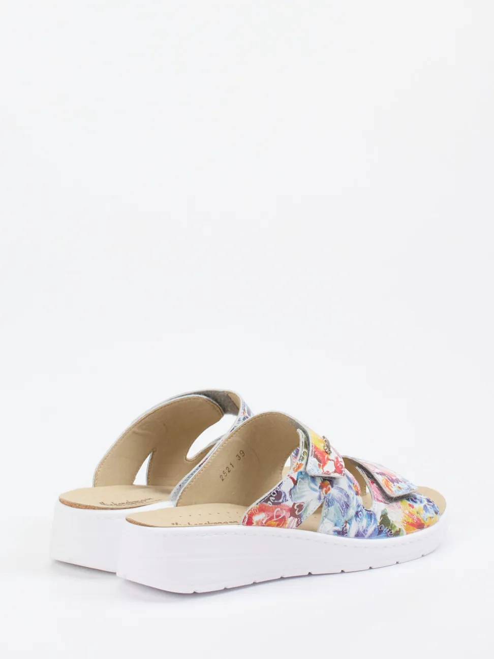 Hickersberger – Komfort-Pantolette aus Leder multicolor