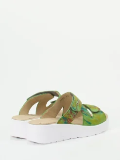 Hickersberger – Komfort-Pantolette aus Leder multicolor