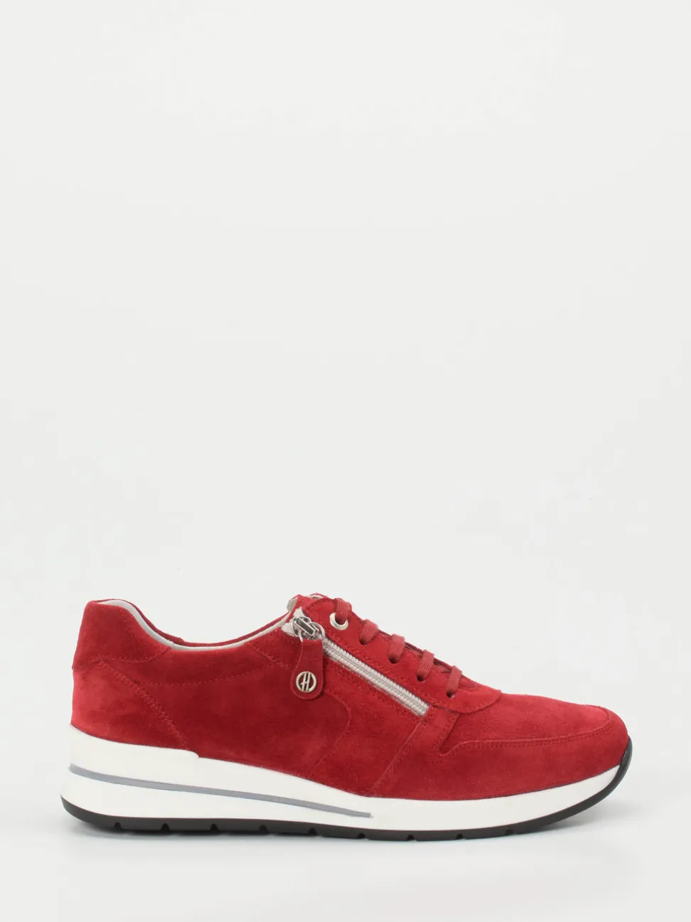 Hickersberger – Komfort-Sneaker aus Stretchleder rot