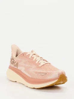 HOKA – Laufschuhe aus Textil in Pfirsichrosa