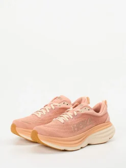 HOKA – Performance-Sneaker aus Textil in Altrosa
