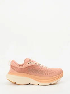 HOKA – Performance-Sneaker aus Textil in Altrosa