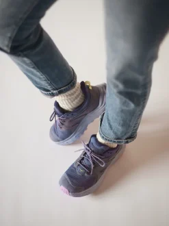 HOKA – Trailrunning-Sneaker aus Mesh und Nubukleder Violett