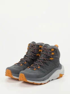 HOKA – Wanderschuh aus Nubukleder und Mesh anthrazit