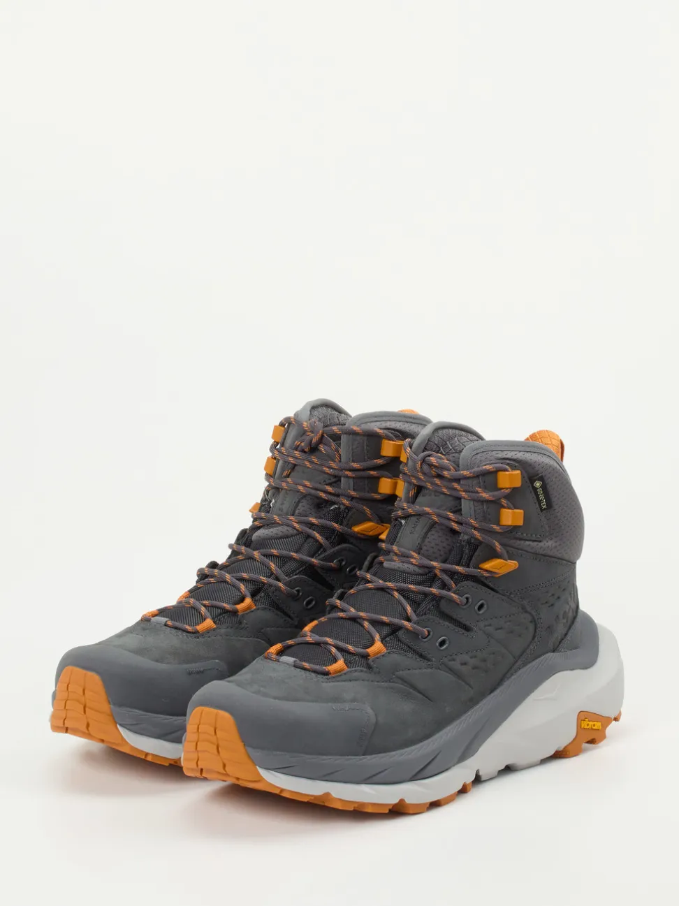 HOKA – Wanderschuh aus Nubukleder und Mesh anthrazit