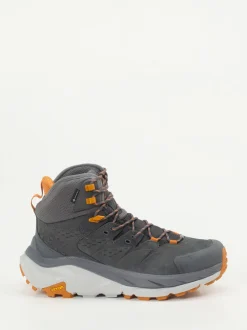 HOKA – Wanderschuh aus Nubukleder und Mesh anthrazit