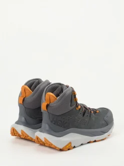 HOKA – Wanderschuh aus Nubukleder und Mesh anthrazit