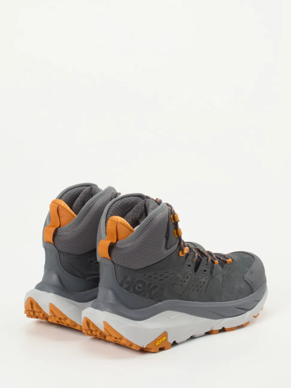 HOKA – Wanderschuh aus Nubukleder und Mesh anthrazit