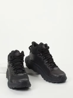 HOKA – Wanderschuhe aus Mesh und Synthetik schwarz